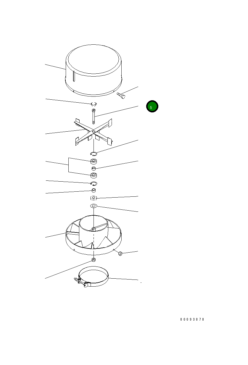 Болт 418-U12-3160  Komatsu