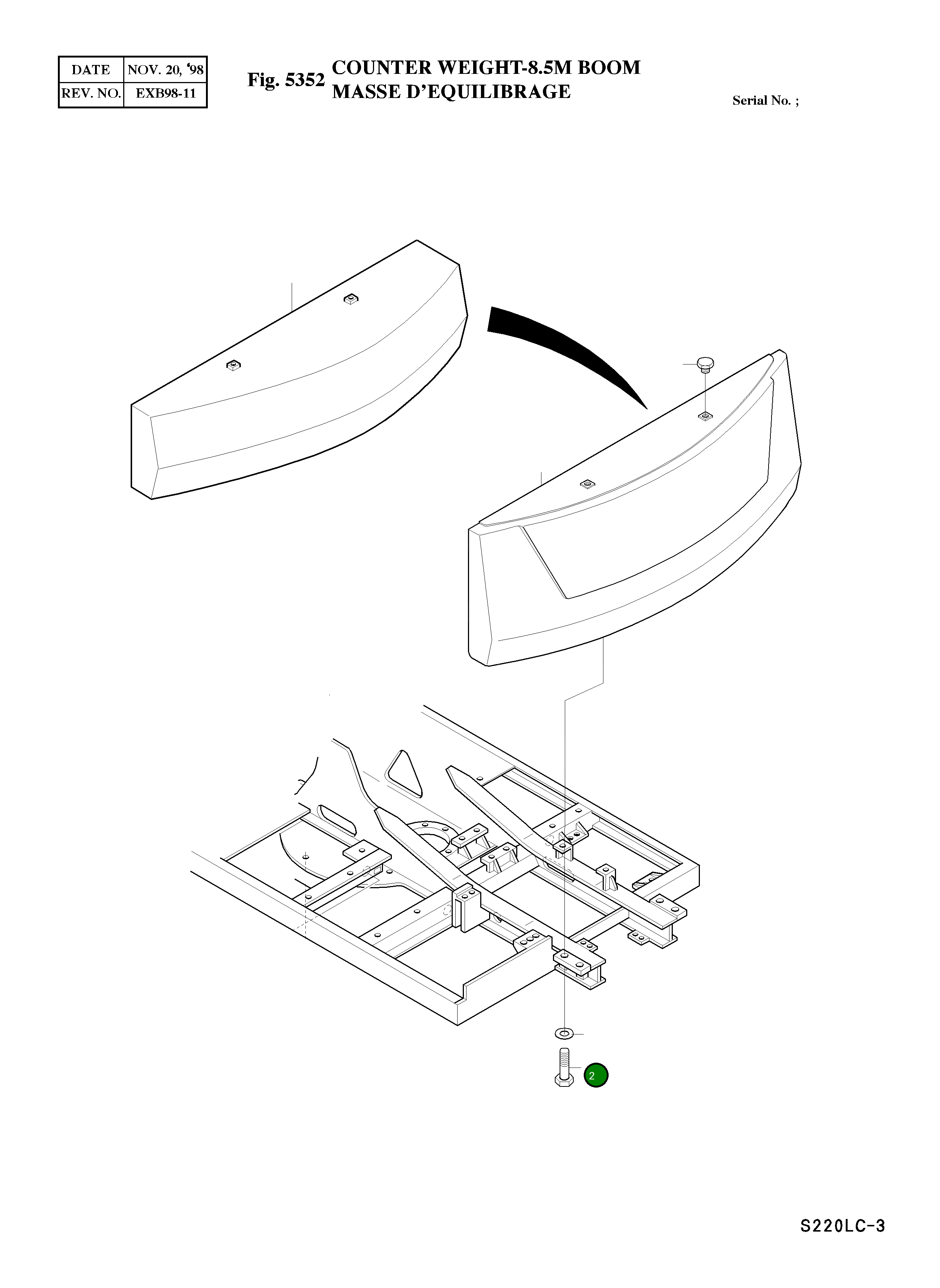 Болт 2120-1479A Komatsu