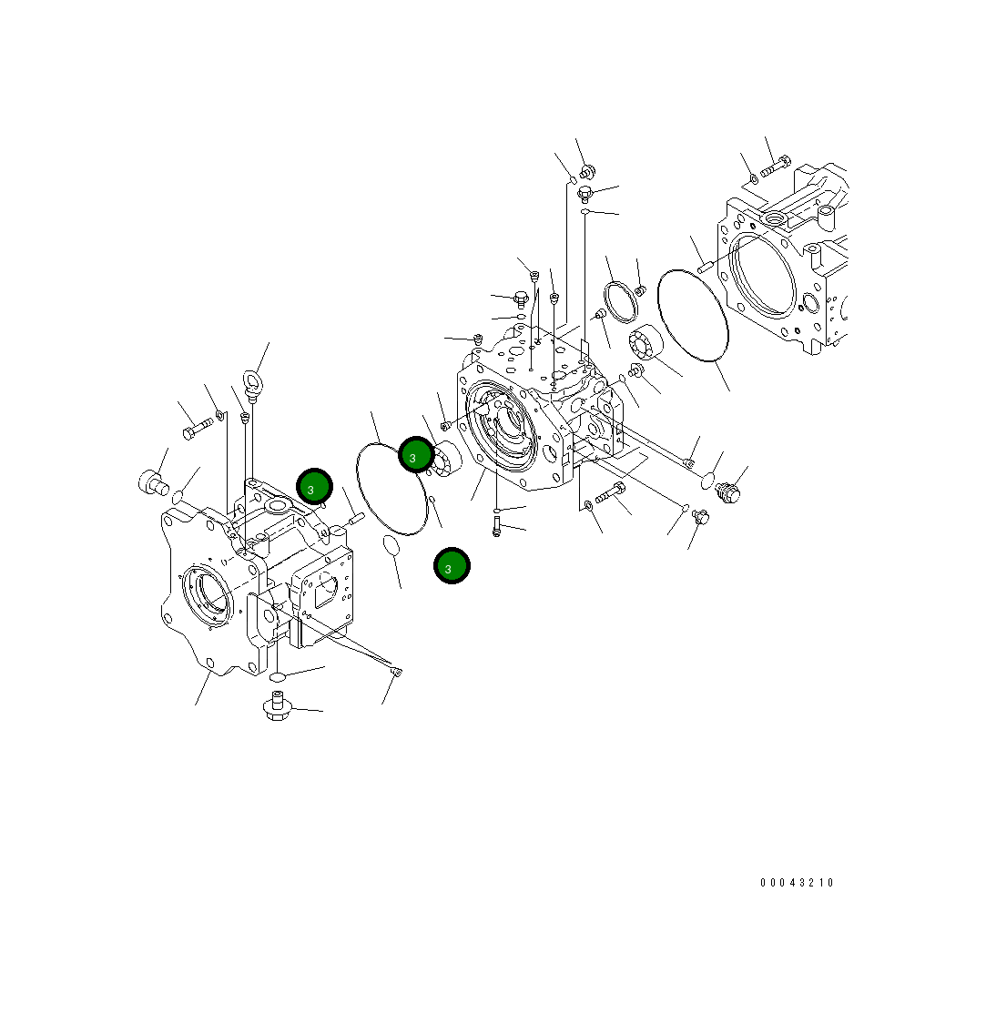 Кольцо уплотнительное (O-Ring) 708-2K-11170 Komatsu