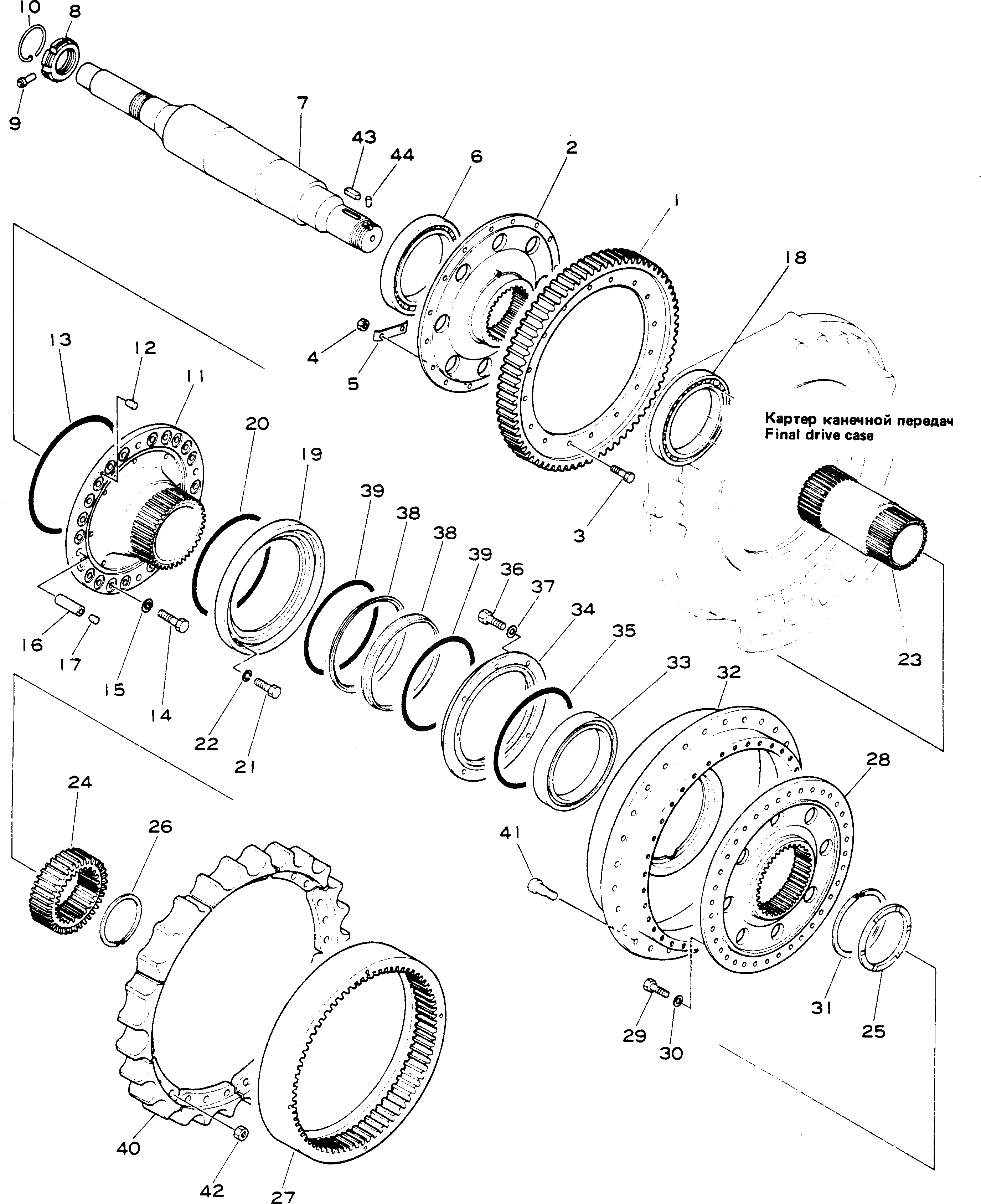 Кольцо уплотнительное (O-Ring) 195-27-12710  Komatsu