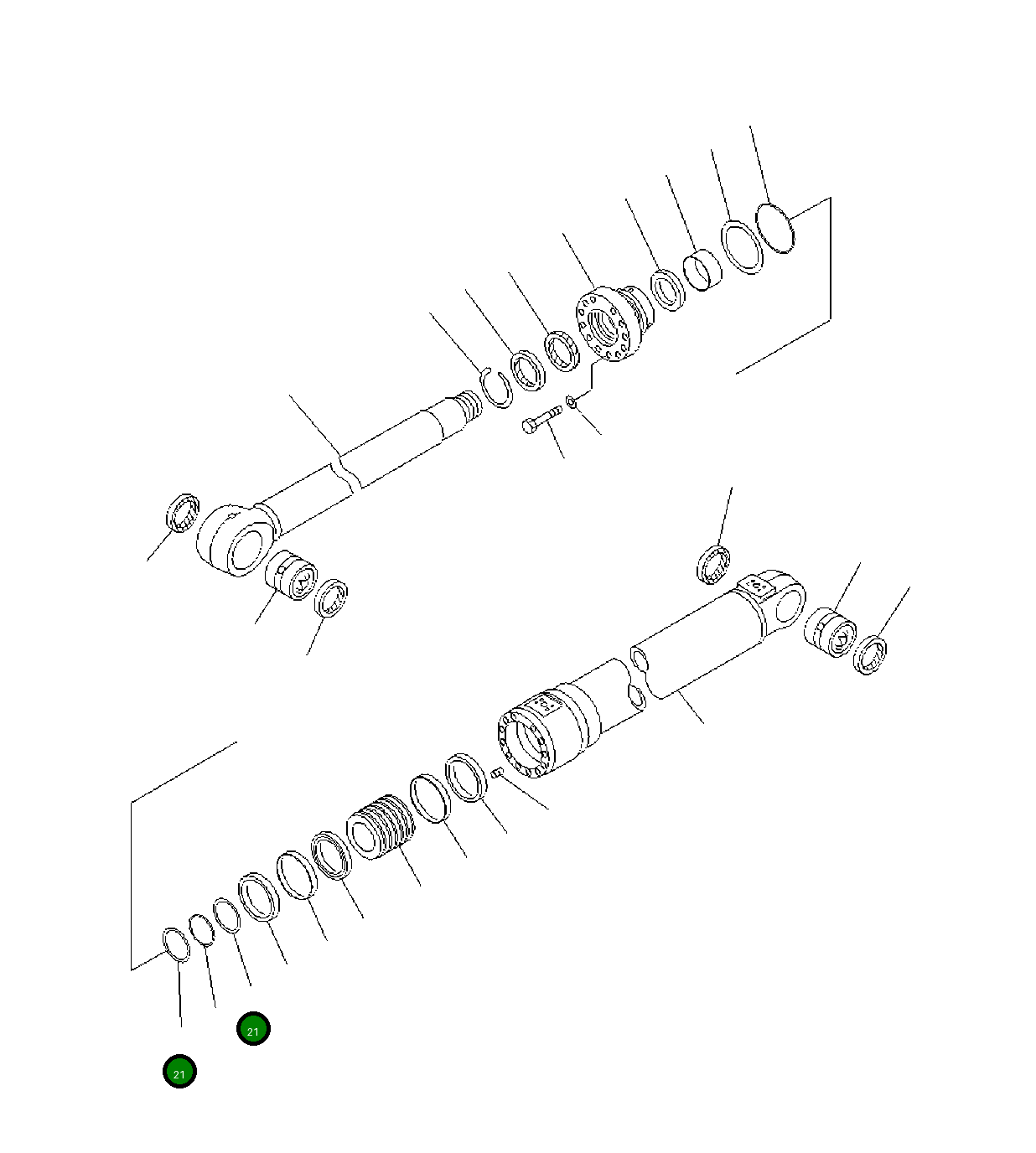 Кольцо 0700105130 Komatsu
