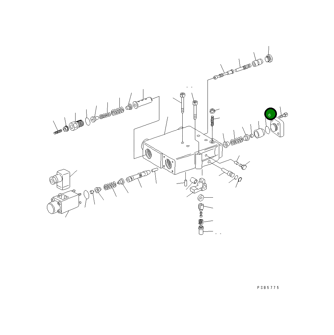 Крышка 21P-60-K3870 Komatsu