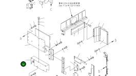 Крышка 209-54-73611 Komatsu