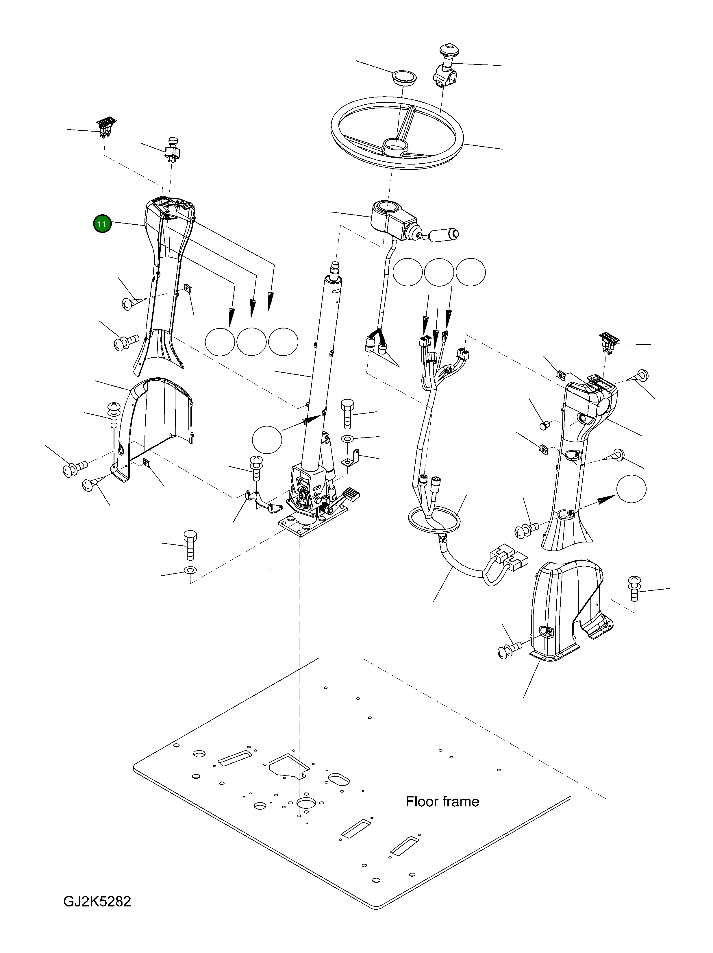 Крышка 20E-40-41120 Komatsu