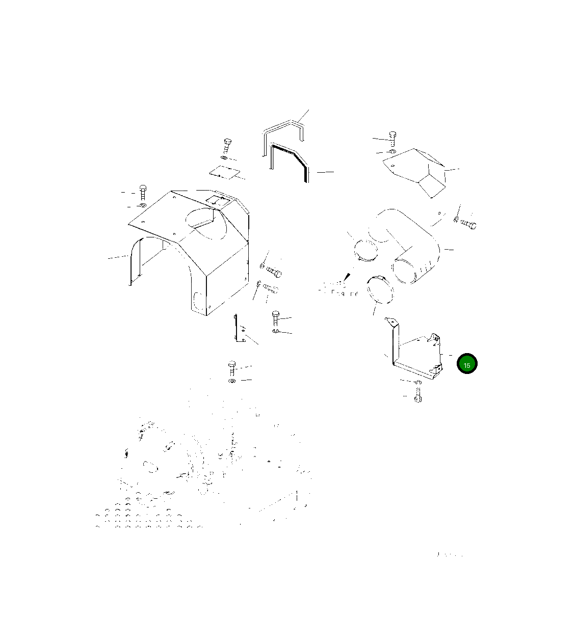 Крышка 425-54-52451 Komatsu