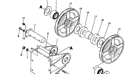 Игольчатый подшипник 22-401716-01 Komatsu