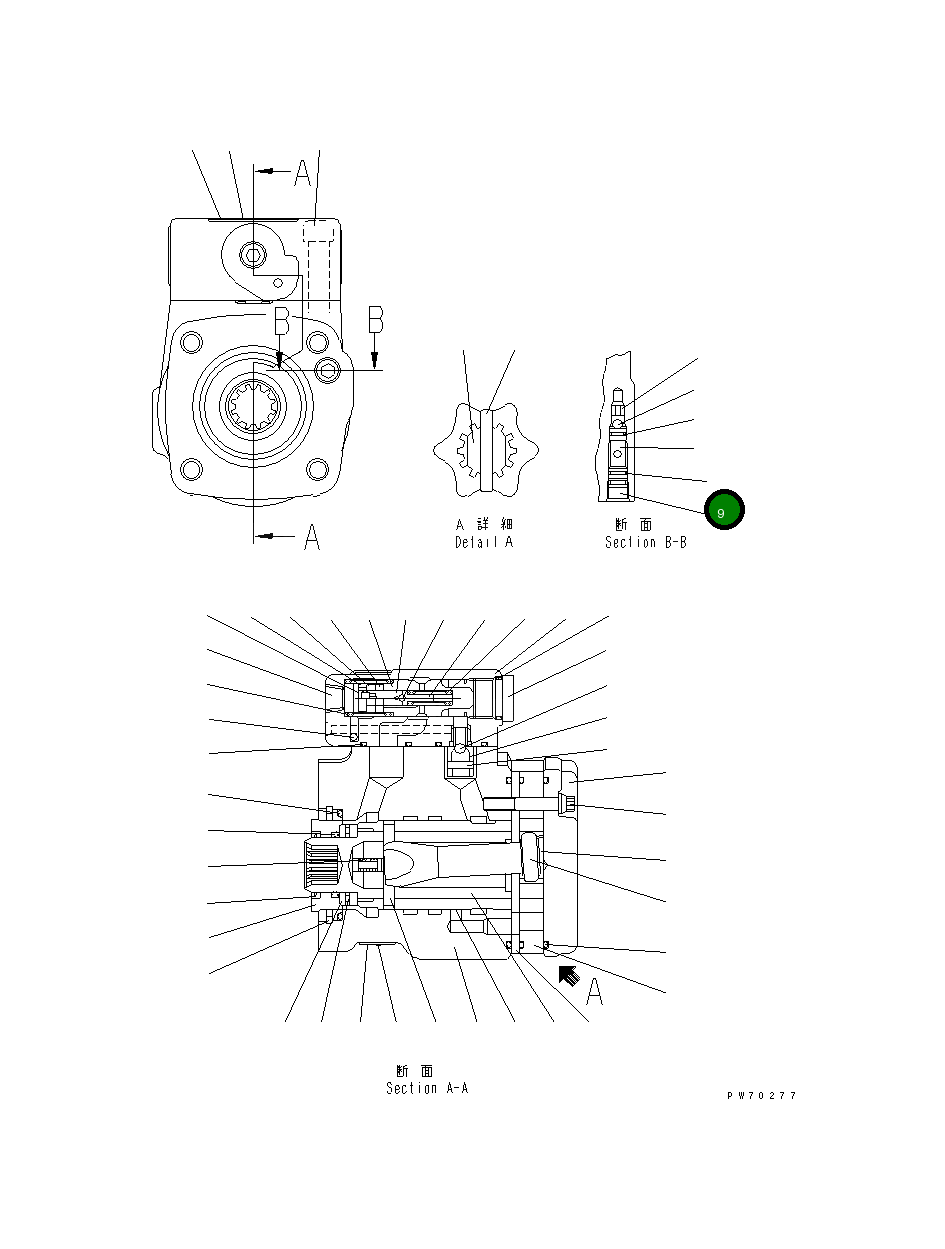 Кольцо уплотнительное (O-Ring) 266-81-54320  Komatsu