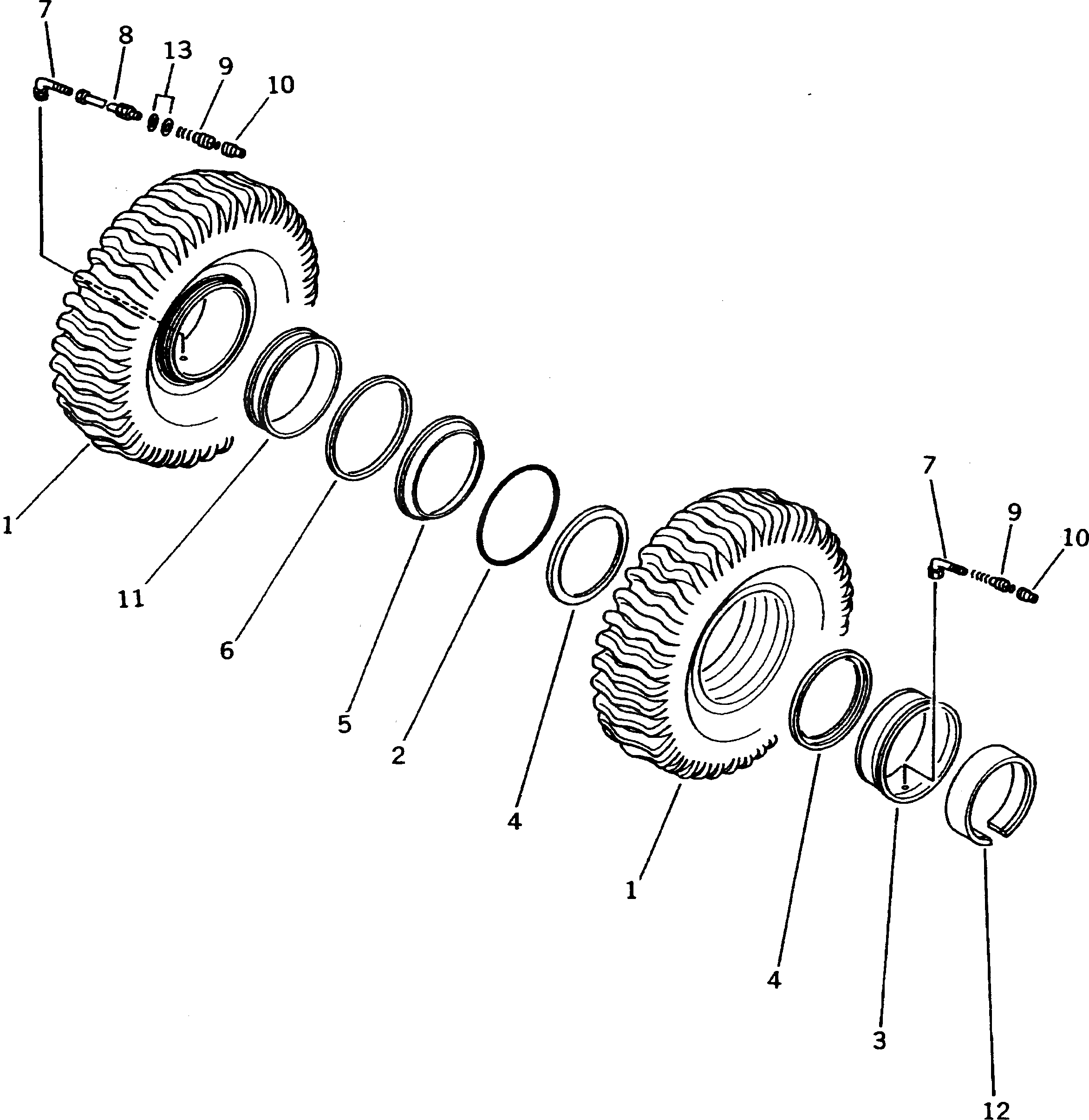 Кольцо 561-30-62111  Komatsu