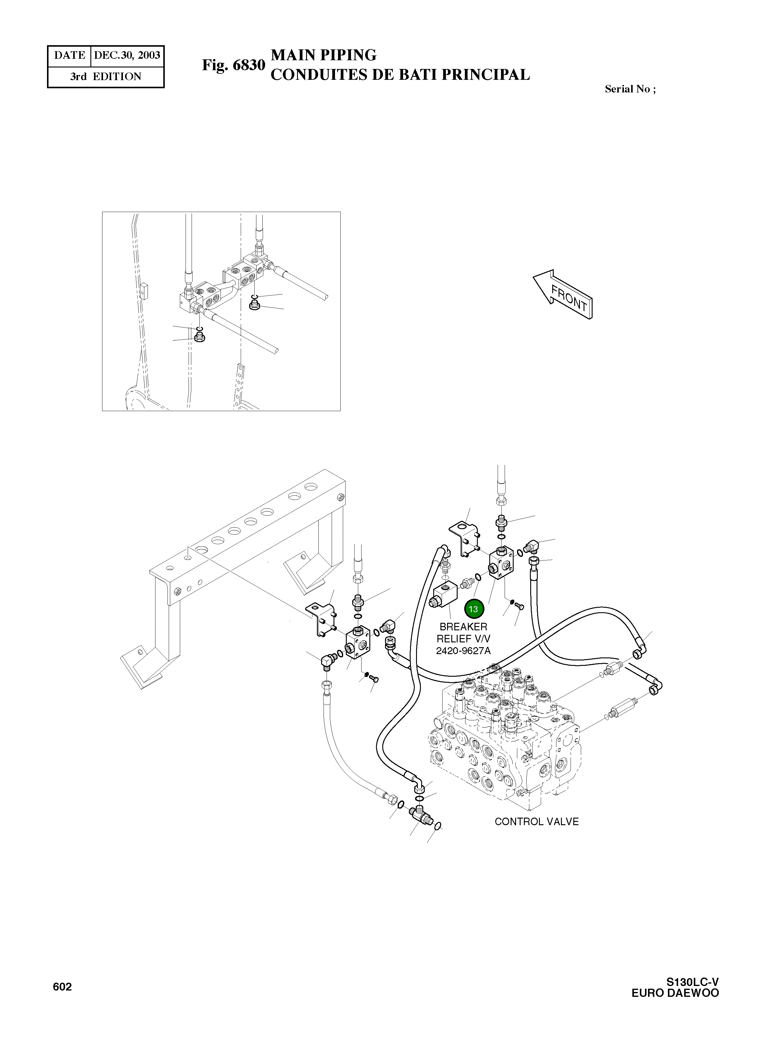Кольцо уплотнительное (O-Ring) 9180-1002D6 Komatsu