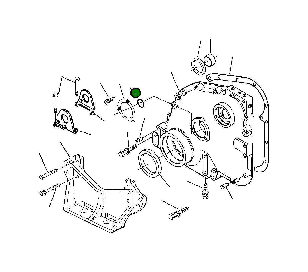 Кольцо уплотнительное (O-Ring) 1238 906 H1 Komatsu