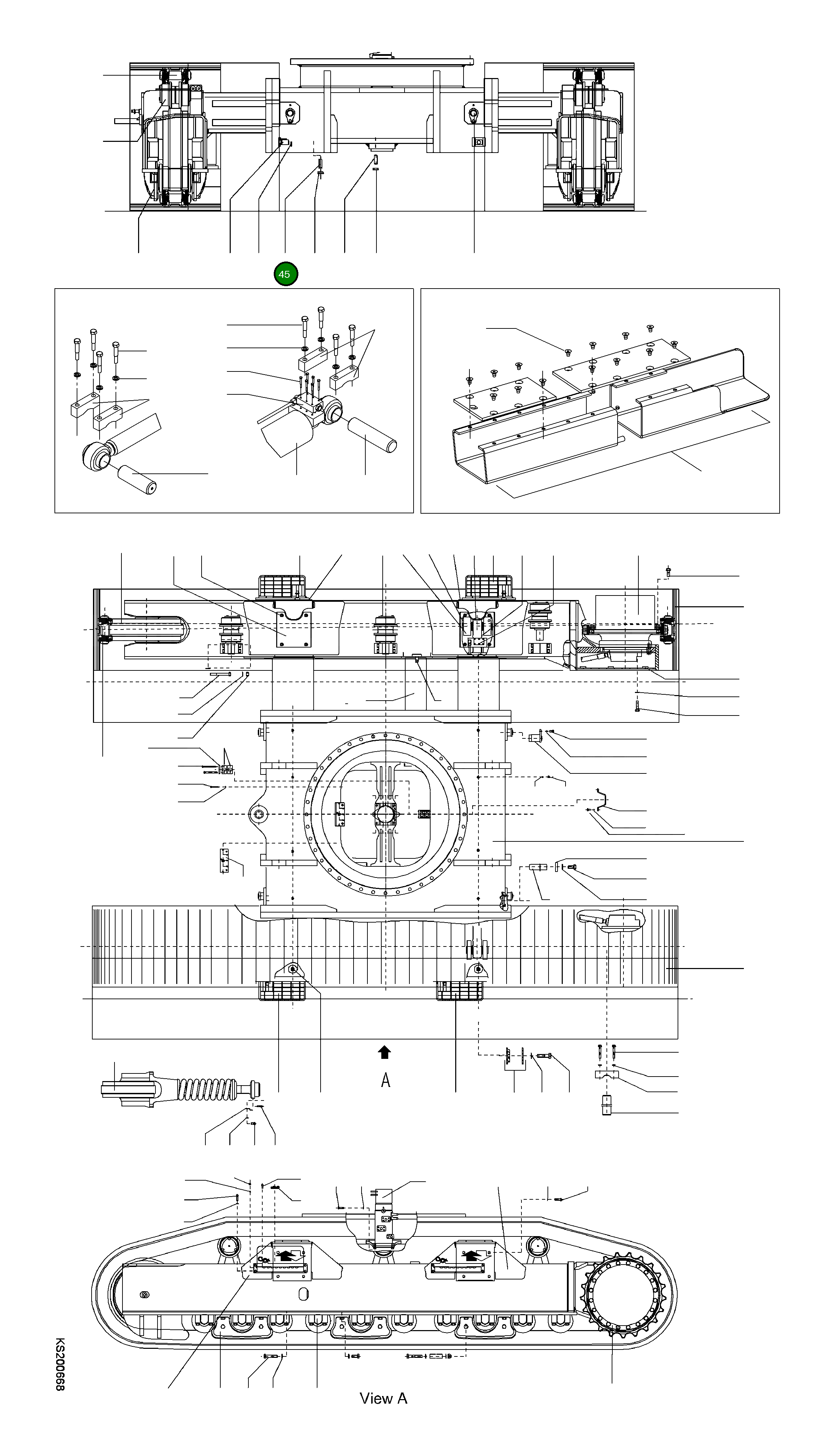 Болт 207-30-KC180 Komatsu