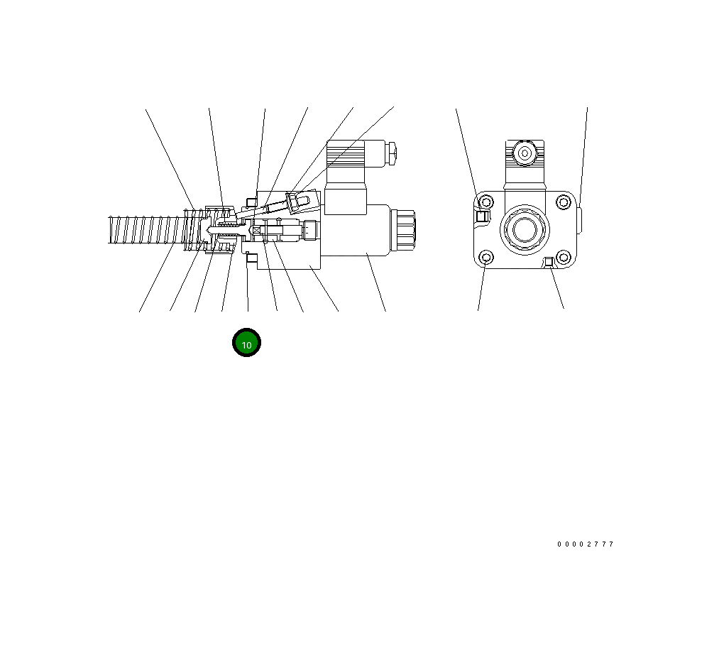 Кольцо уплотнительное (O-Ring) UC1300211008 Komatsu