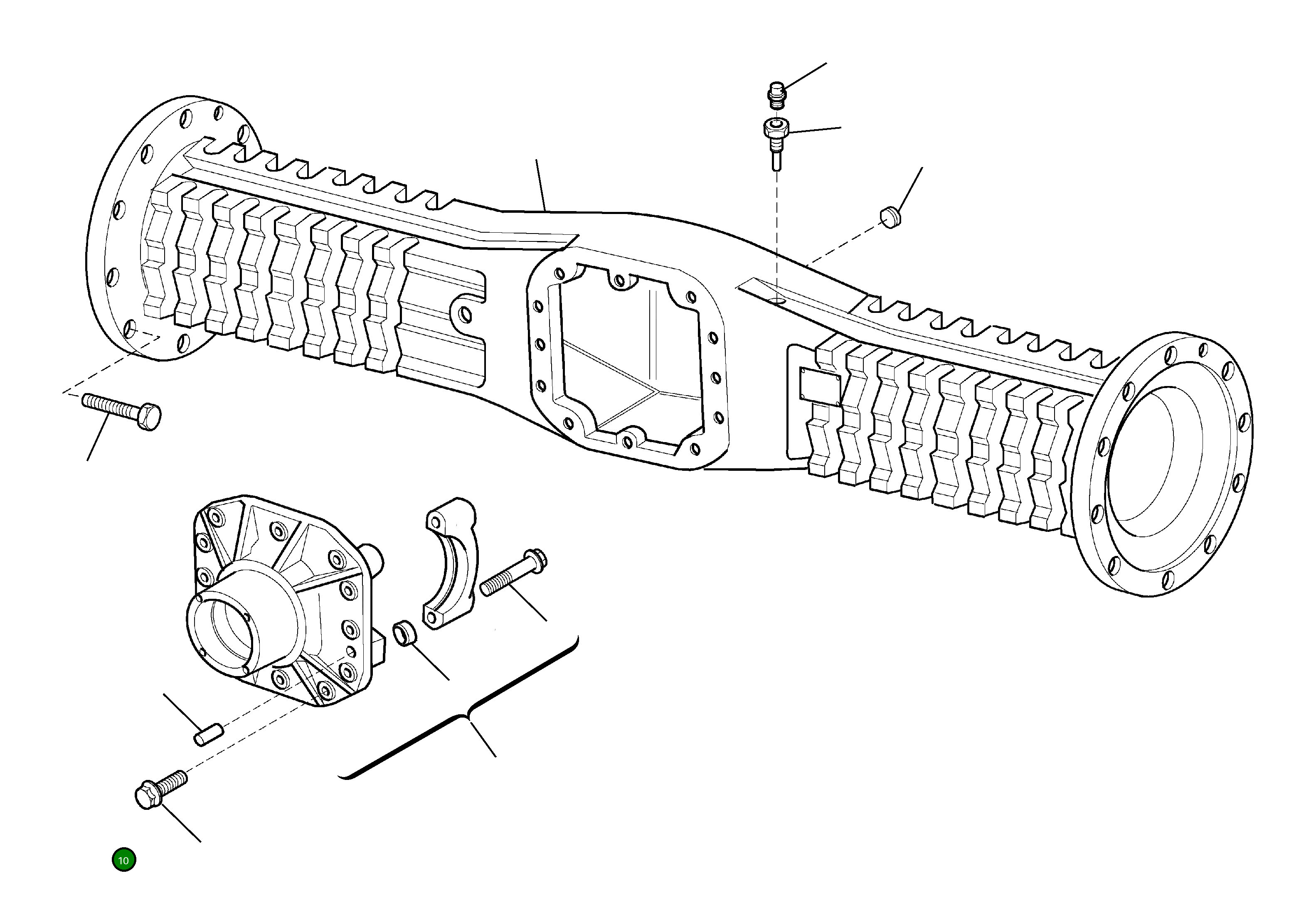 Болт CA0127693 Komatsu
