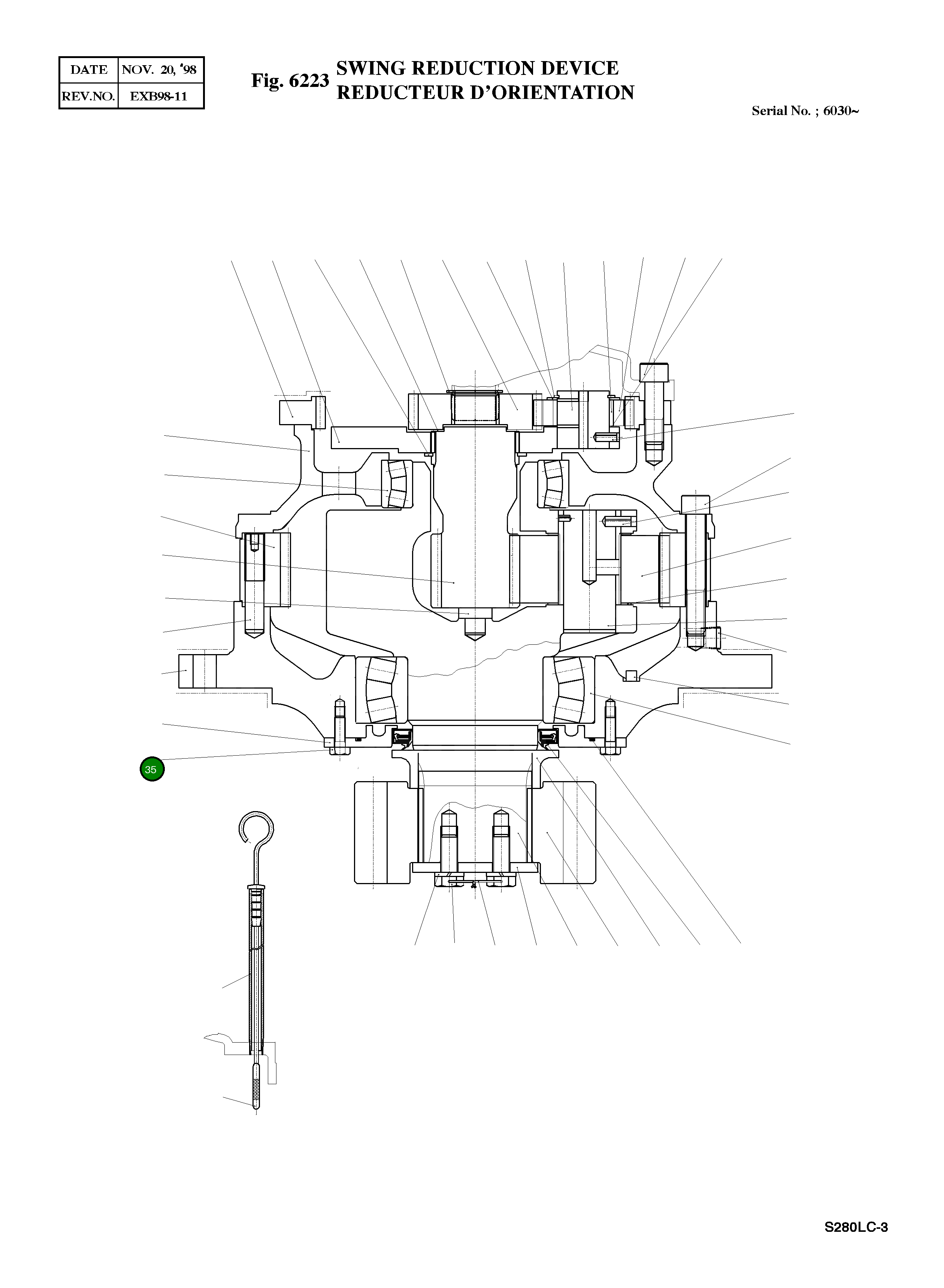 Болт S0112261 Komatsu