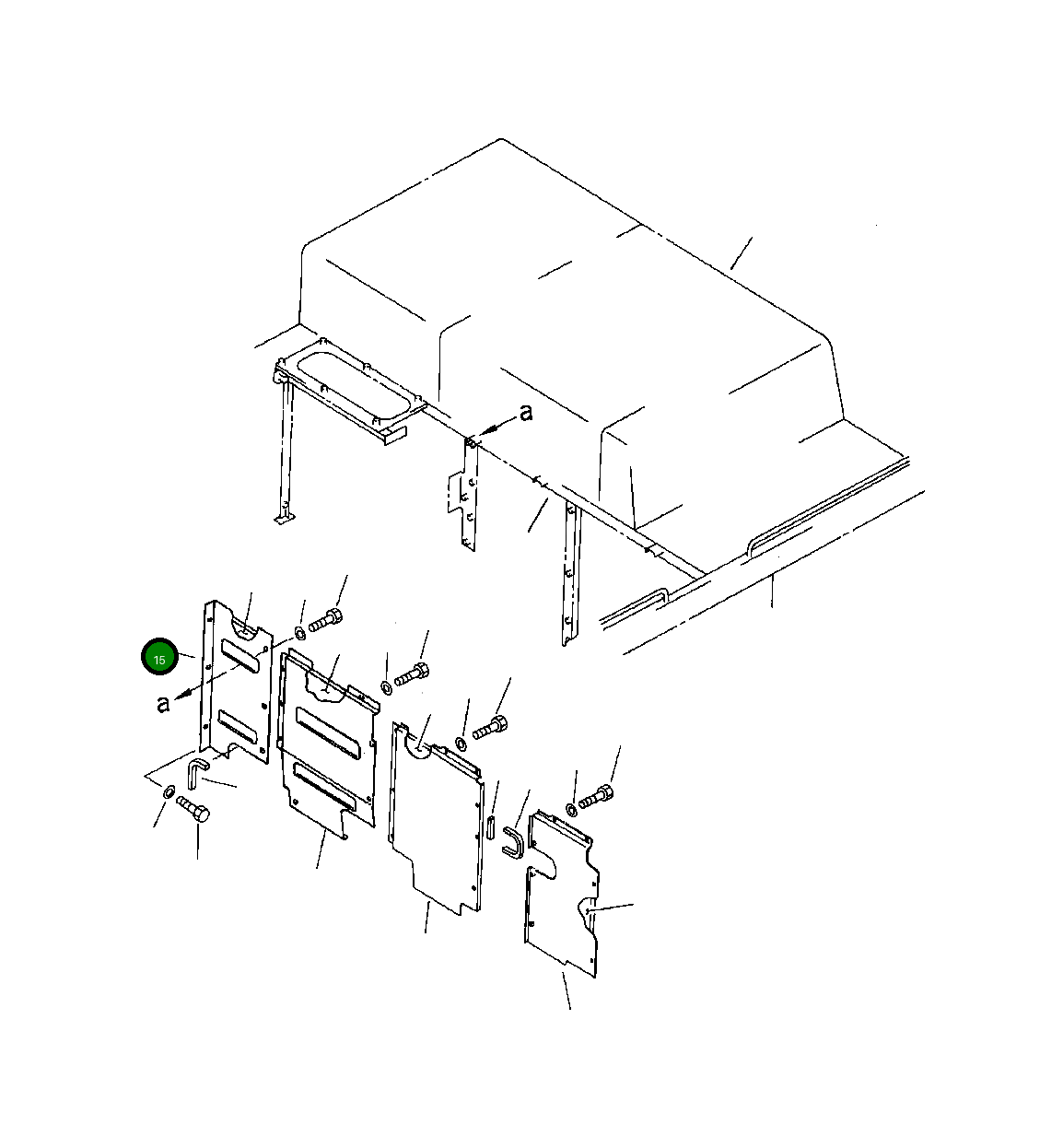 Крышка 209-54-54520 Komatsu