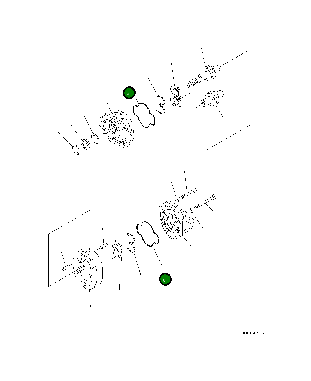 Кольцо уплотнительное (O-Ring) 705-17-04381 Komatsu