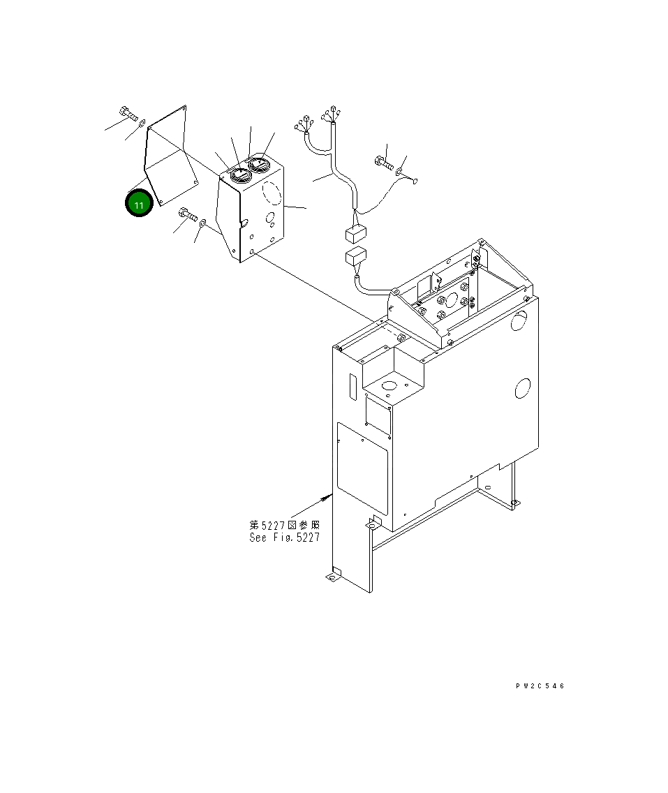 Крышка 234-06-51720 Komatsu
