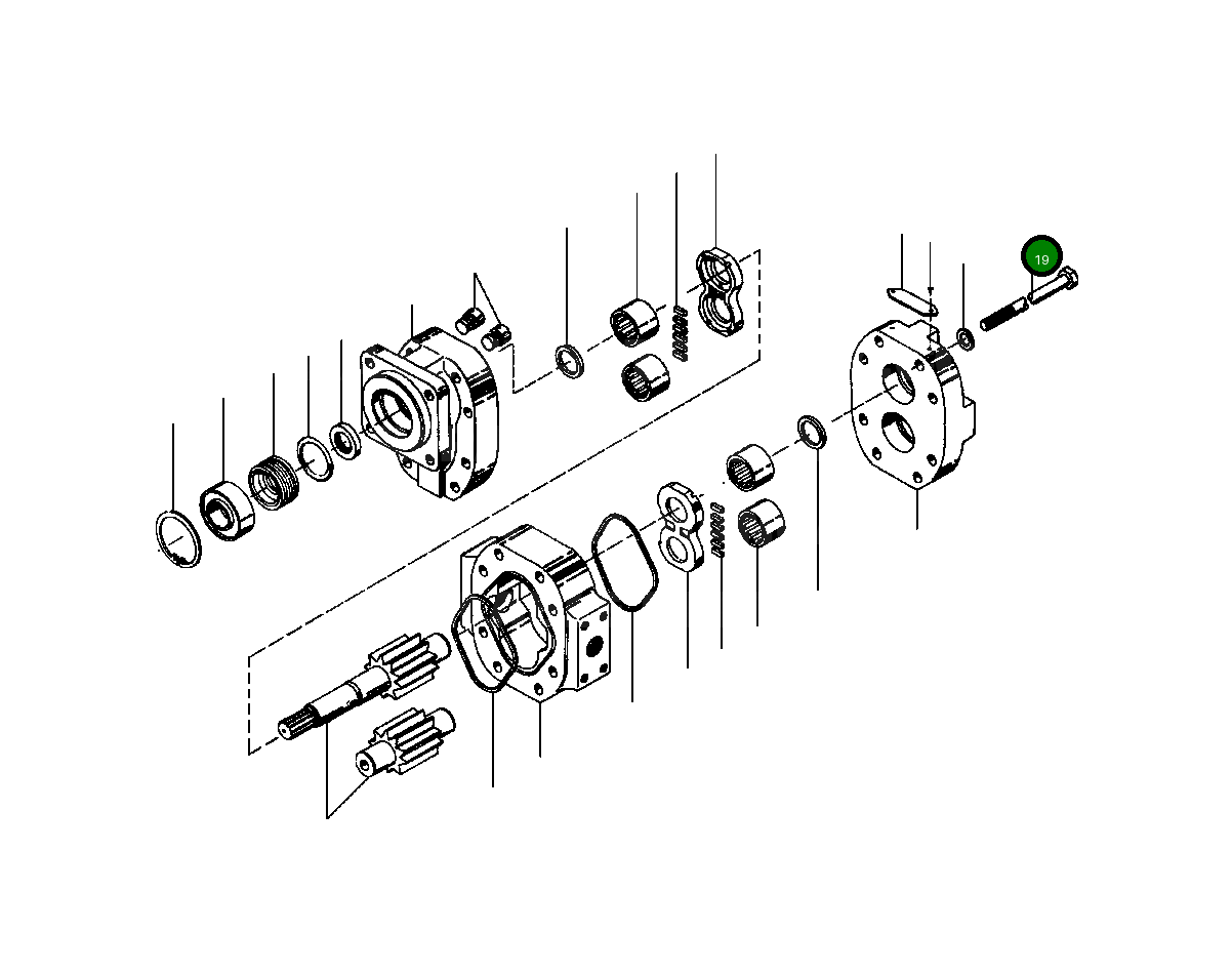 Болт 61 535 Komatsu