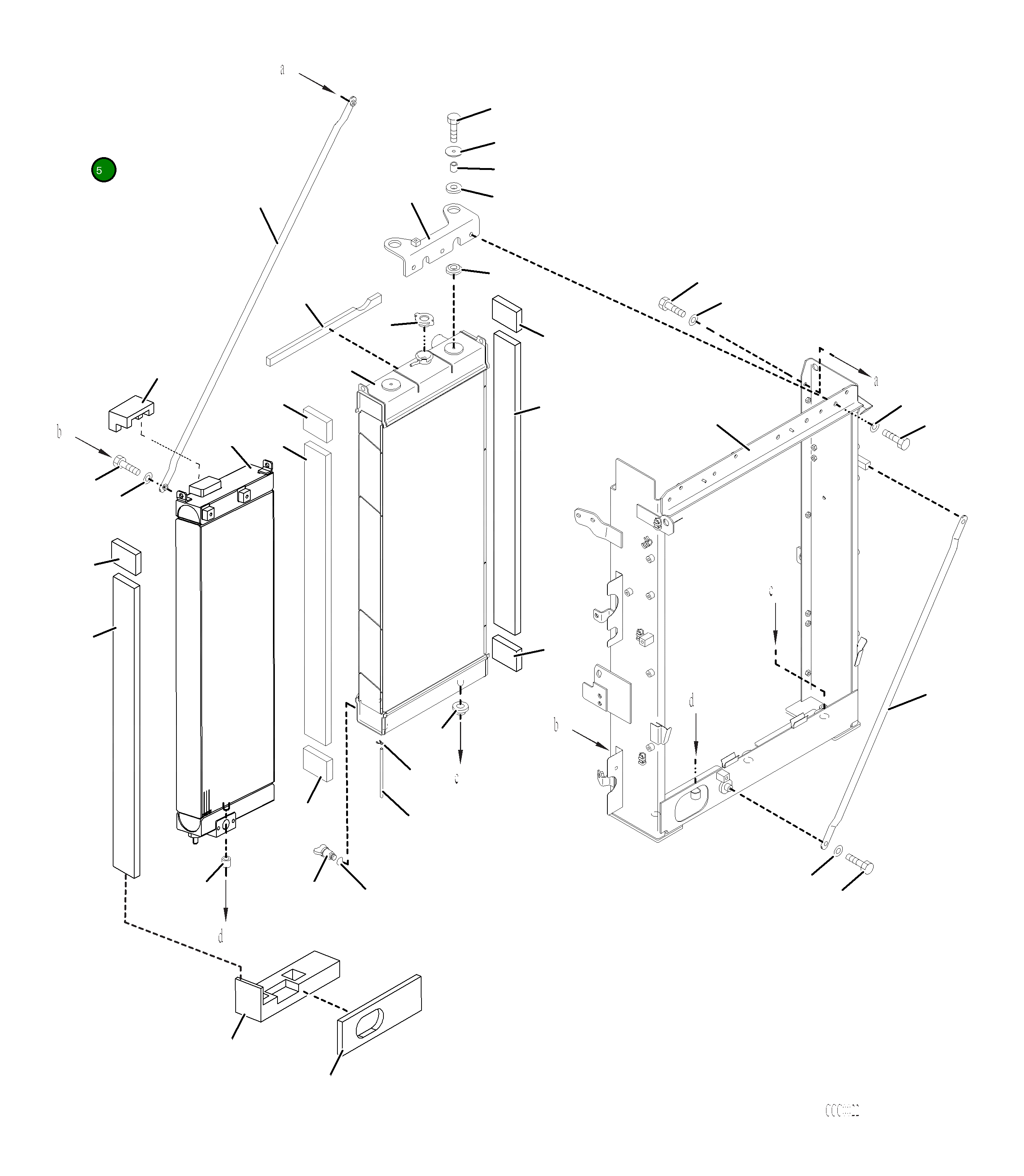 Крышка 2A6-03-A1750 Komatsu