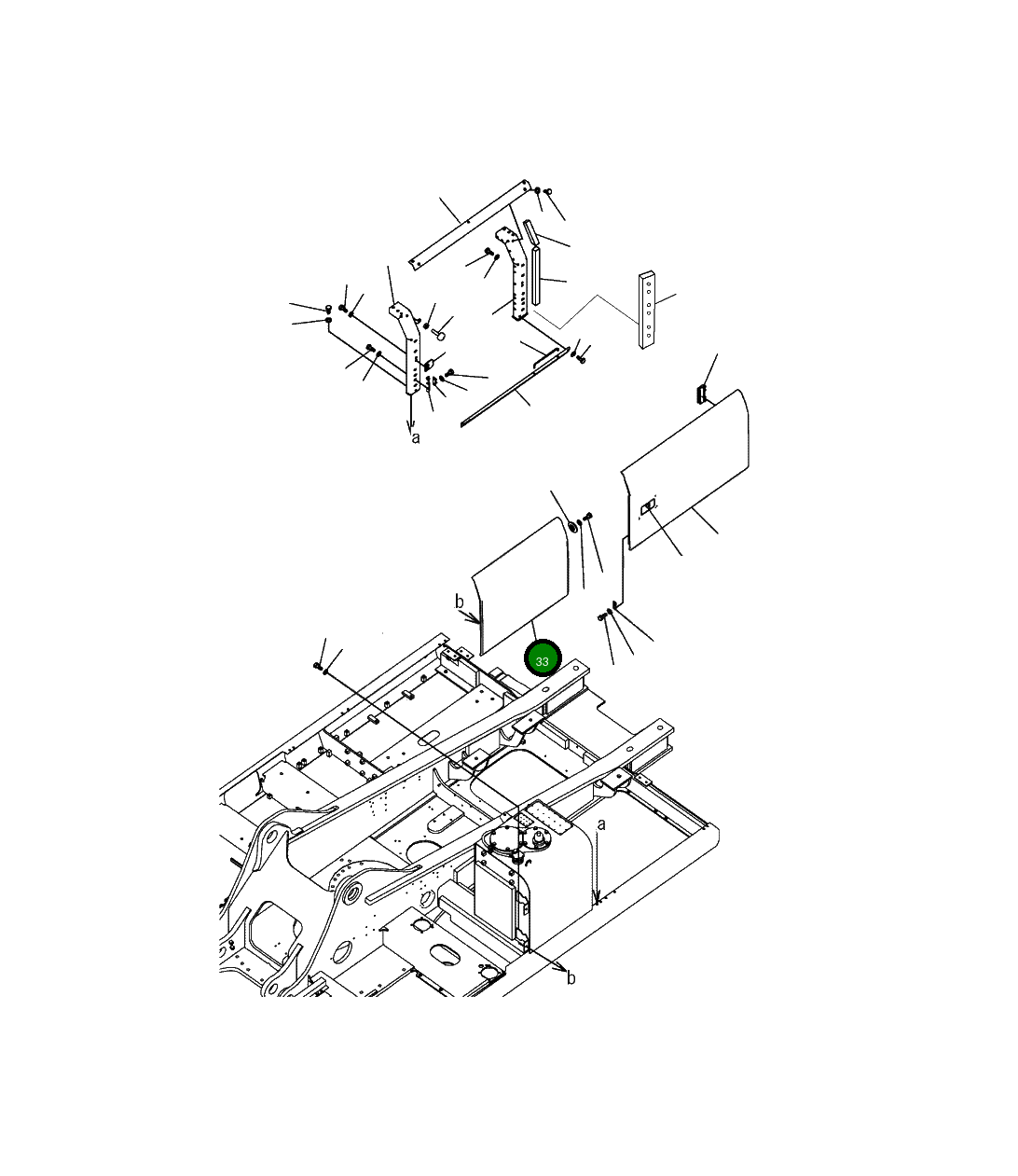 Крышка 207-54-A6450 Komatsu