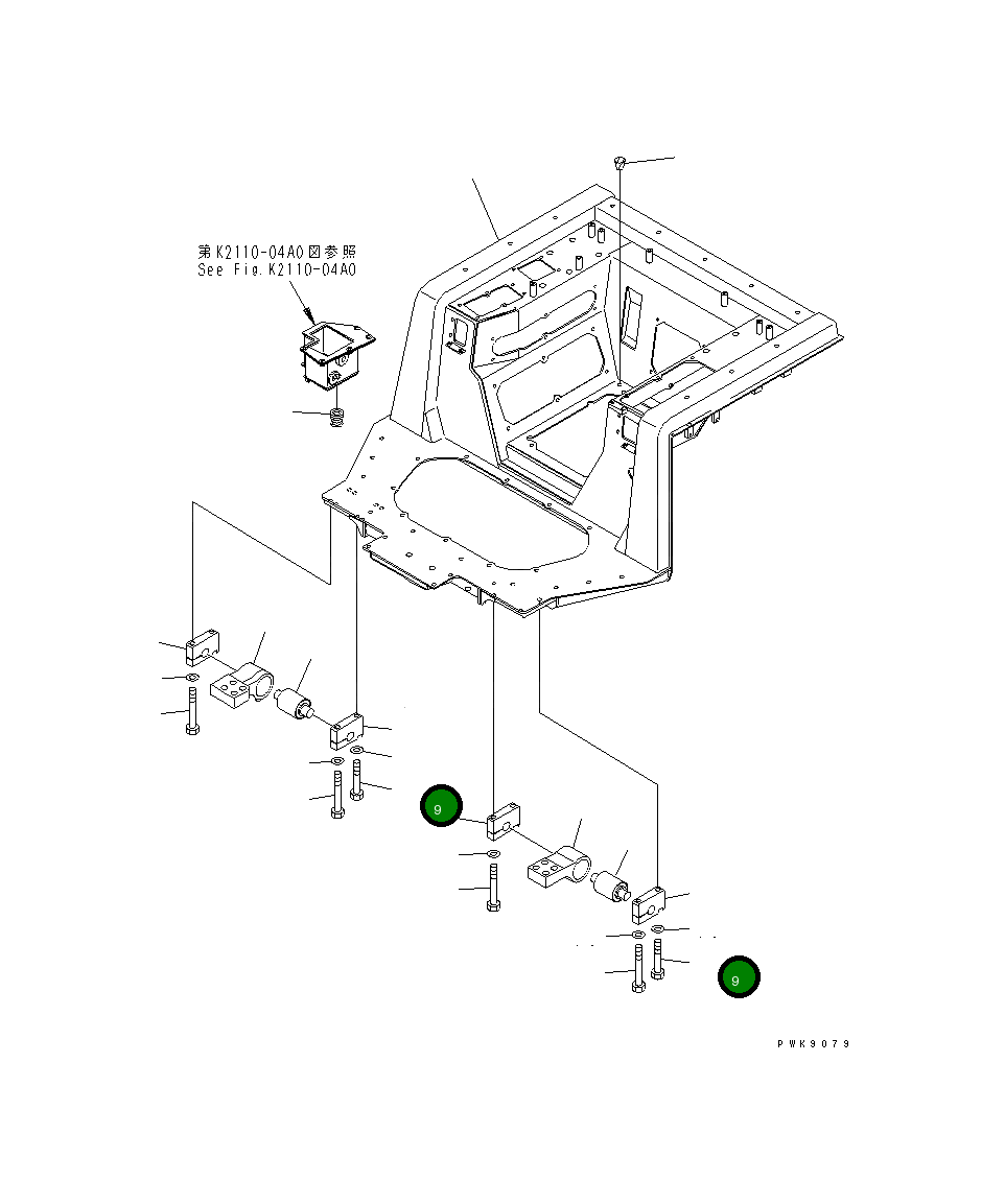 Болт 01011-81605  Komatsu