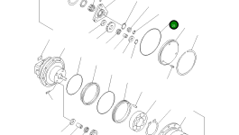 Кольцо уплотнительное (O-Ring) FUROA24870 Komatsu