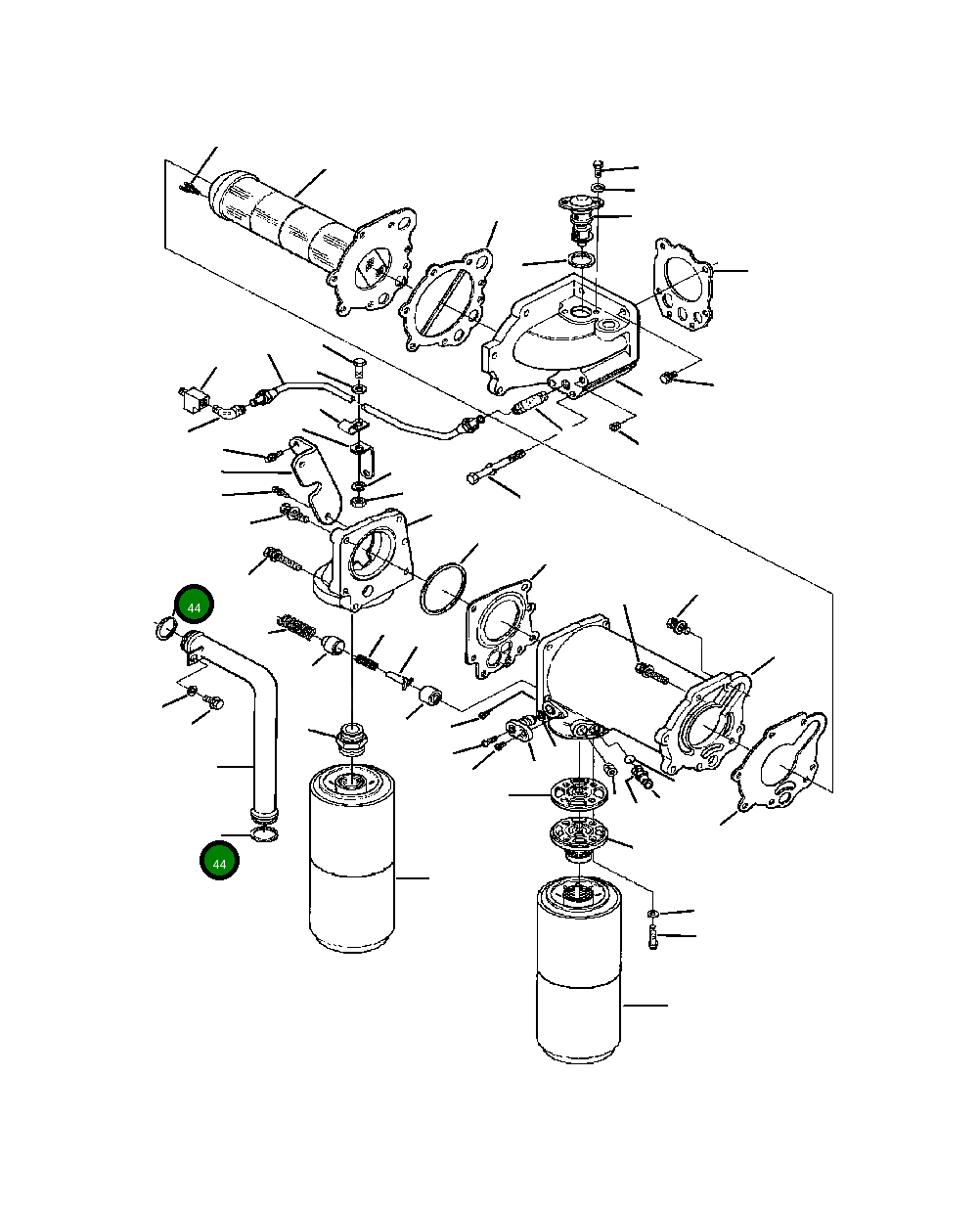 Кольцо уплотнительное (O-Ring) 1238 854 H1 Komatsu