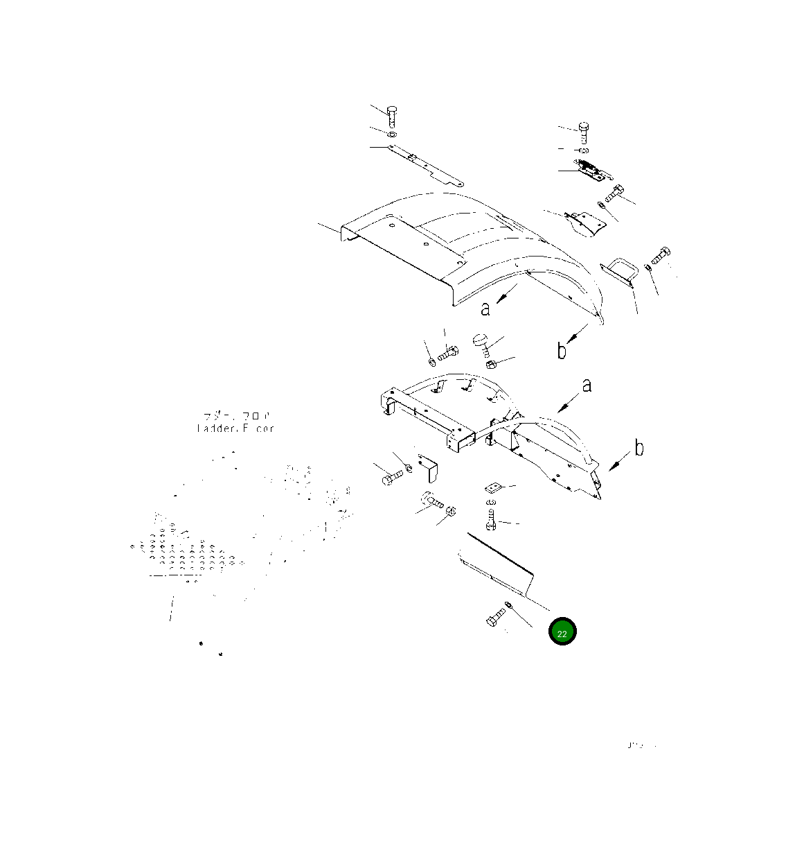 Крышка 425-54-52481 Komatsu