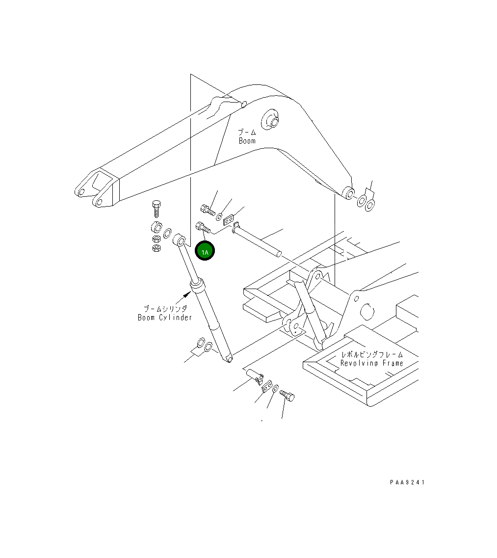 Болт 01010-61625 Komatsu