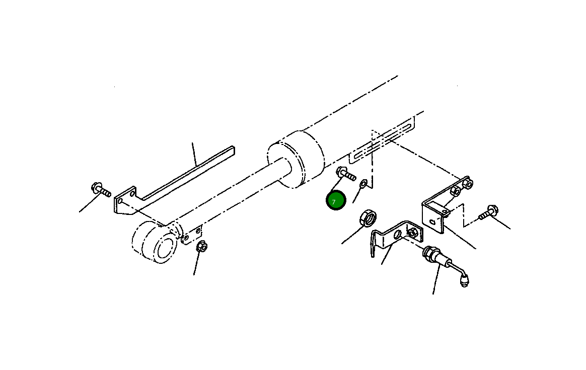 Болт 01435-02130 Komatsu