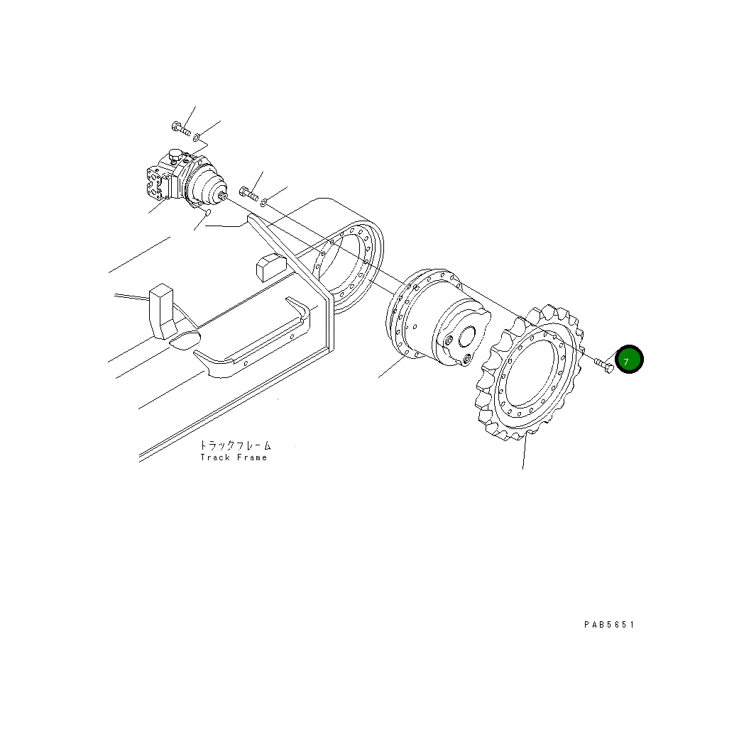 Болт 207-27-K1120  Komatsu