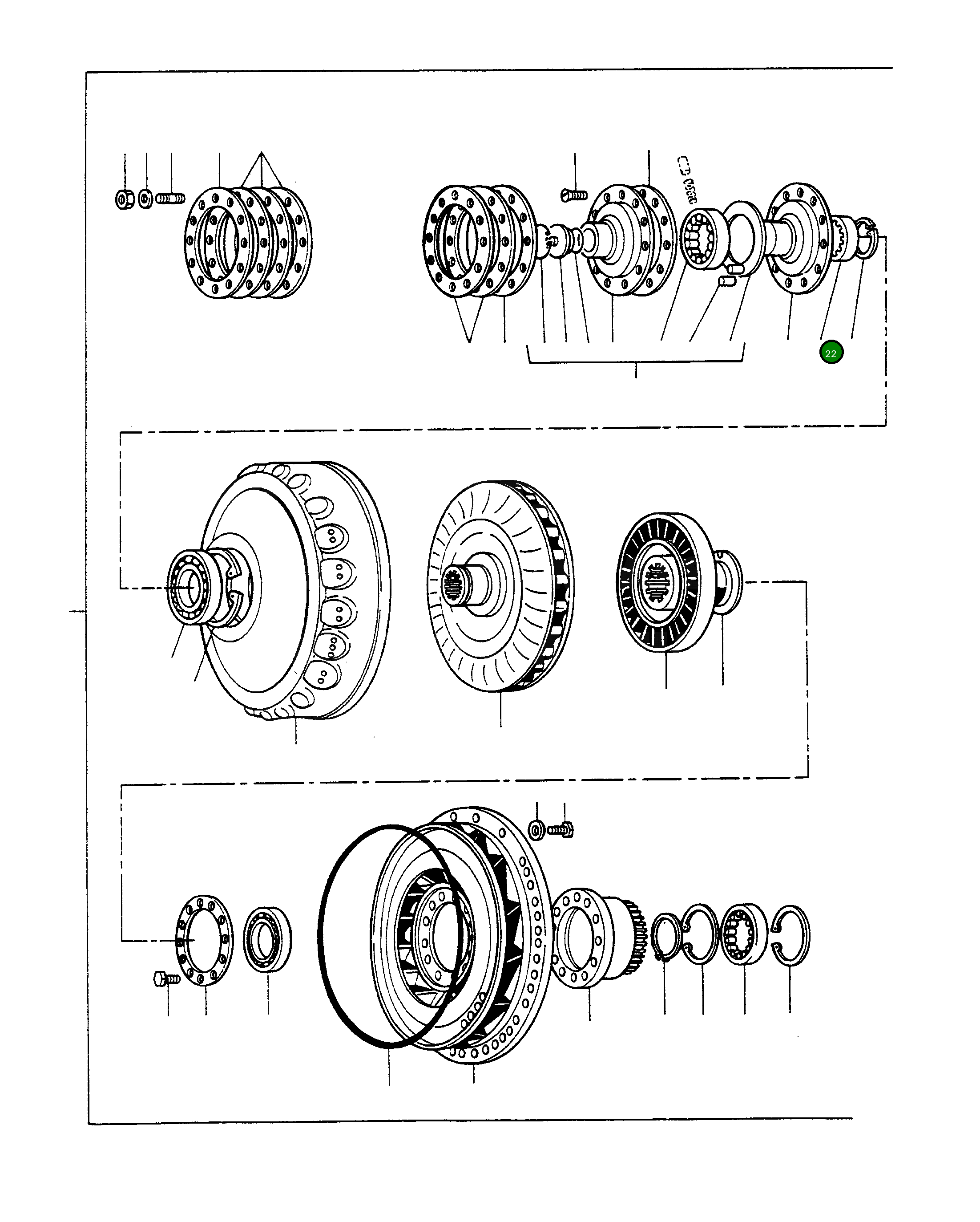 Кольцо 3232017M1 Komatsu