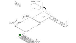 Крышка 2621-3550A Komatsu