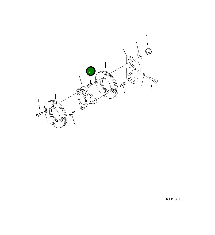 Болт DK156633-9000 Komatsu