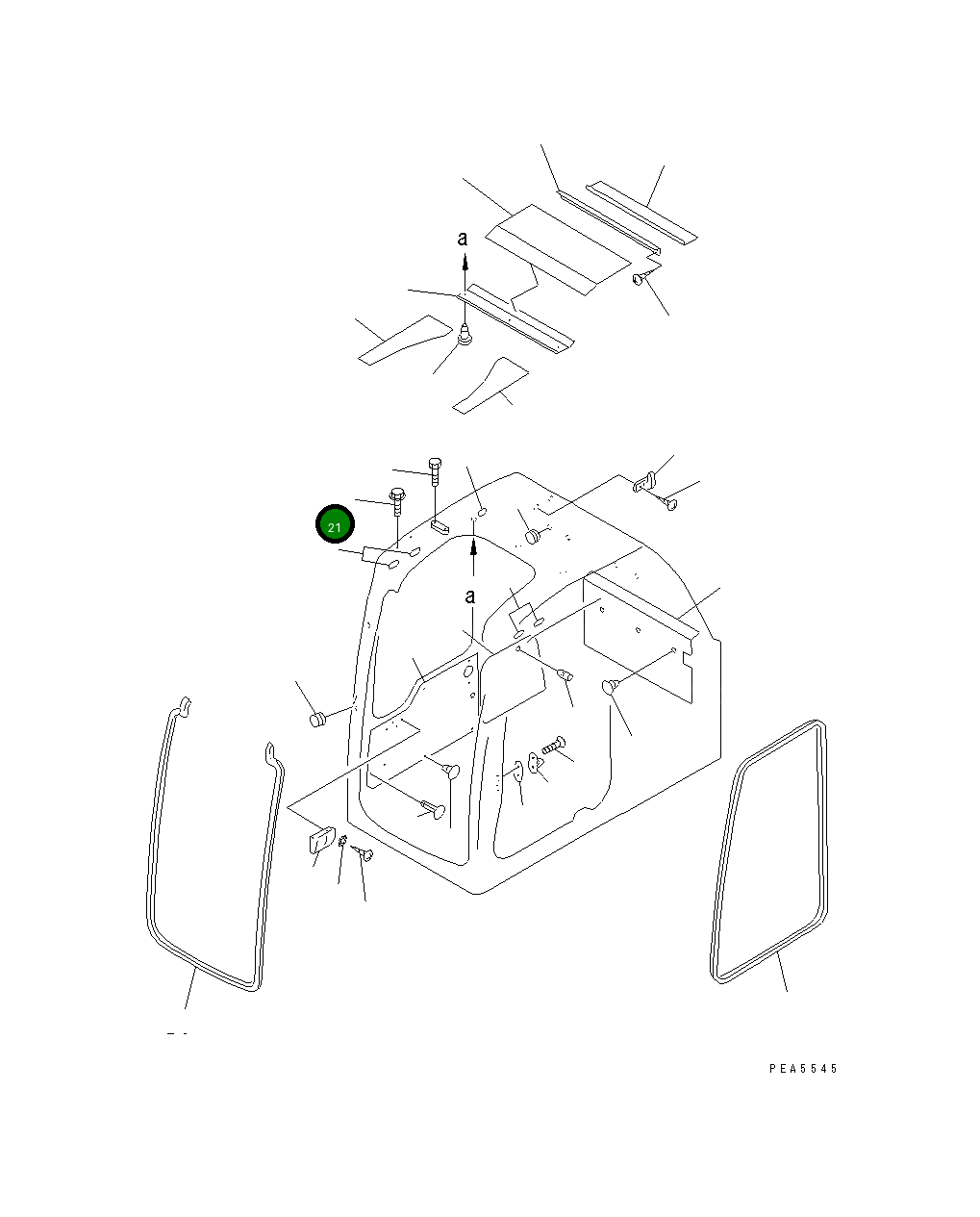 Болт 01435-50816 Komatsu