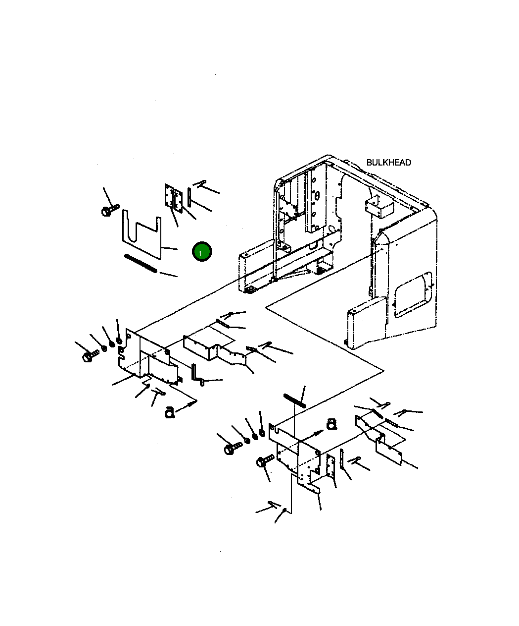 Крышка 425-54-21520  Komatsu