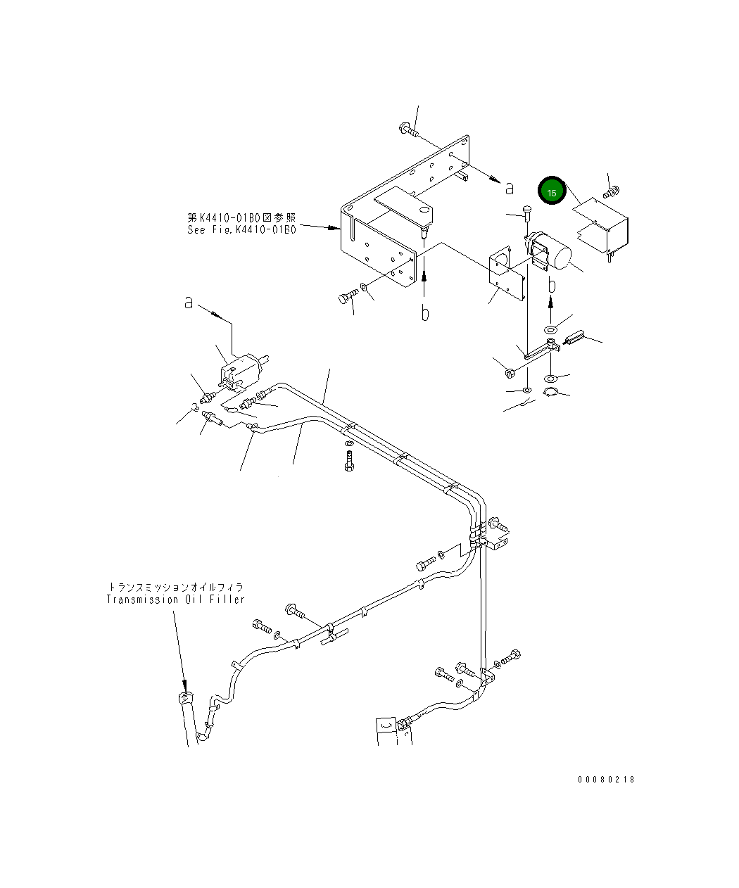 Крышка 427-43-21151  Komatsu