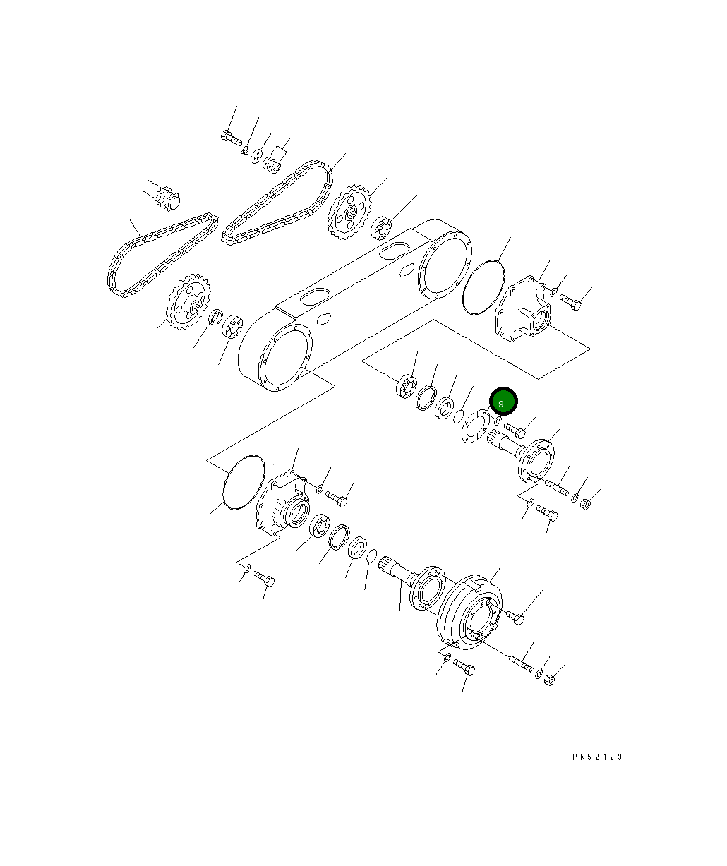 Крышка 23D-23-11420 Komatsu