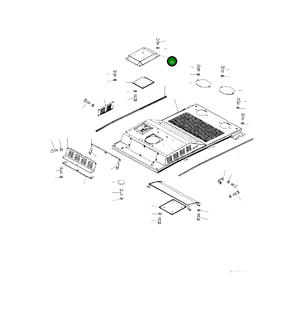 Крышка 423-54-62151 Komatsu