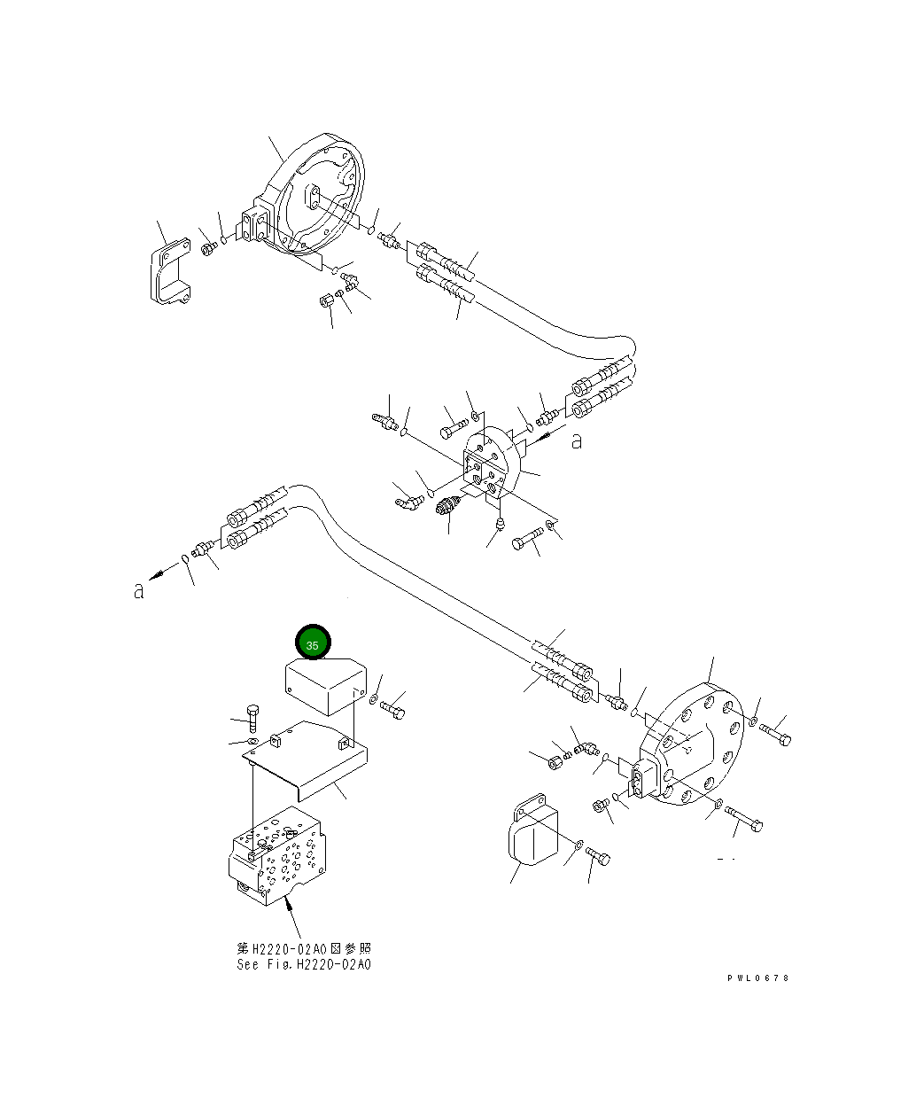 Крышка 198-61-51721  Komatsu