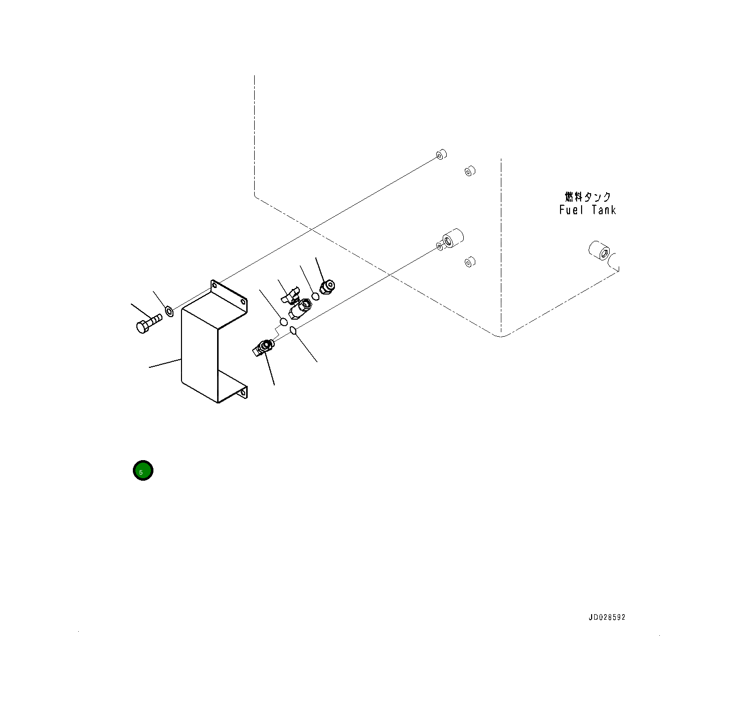 Крышка 561-04-81271 Komatsu