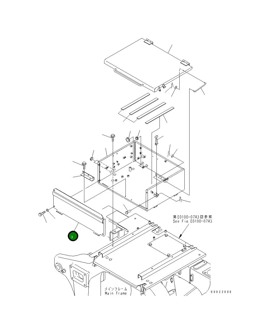 Крышка 569-54-81660 Komatsu