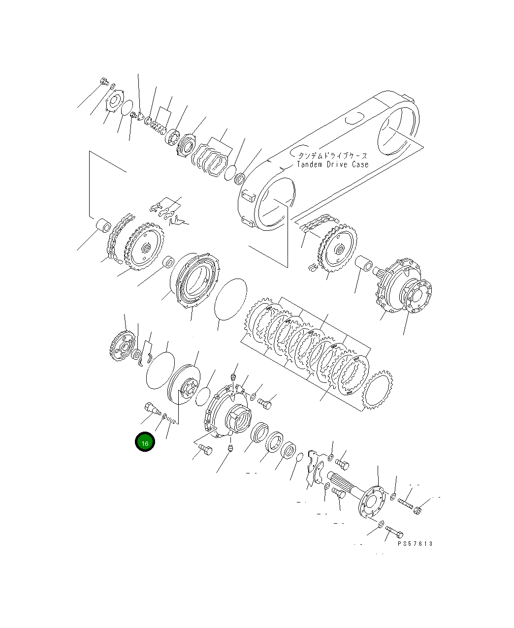 Болт 23B-25-11360 Komatsu