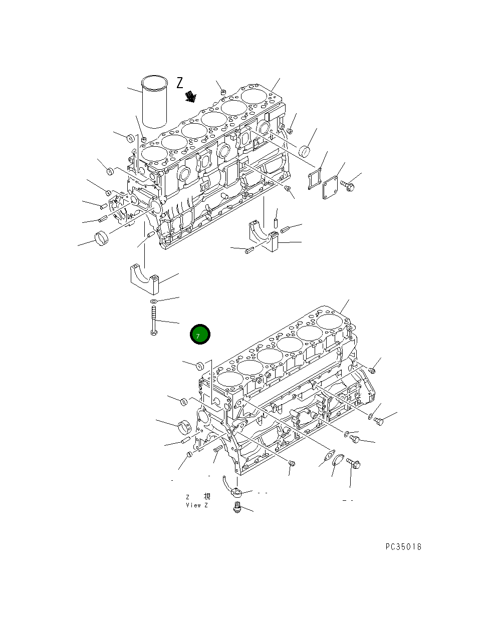 Болт 6221-21-1710  Komatsu