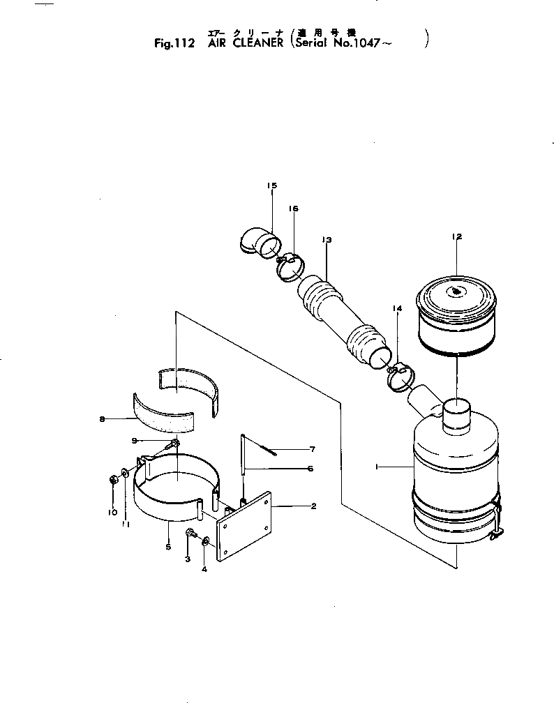 Болт 01040-01018  Komatsu