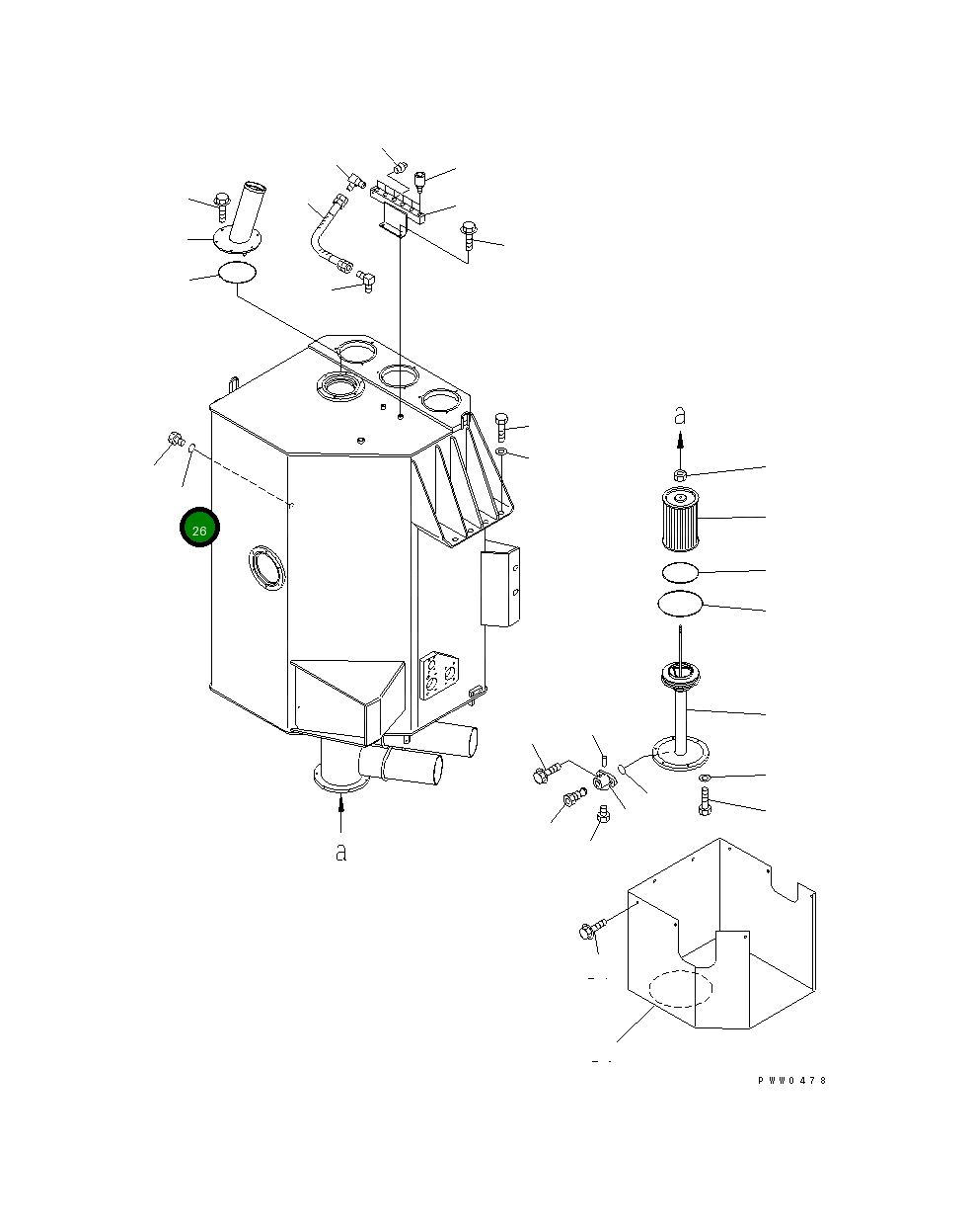 Кольцо уплотнительное (O-Ring) 07002-15234 Komatsu