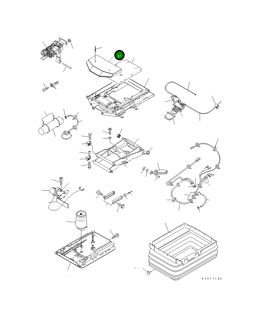Крышка 20K-57-33150  Komatsu