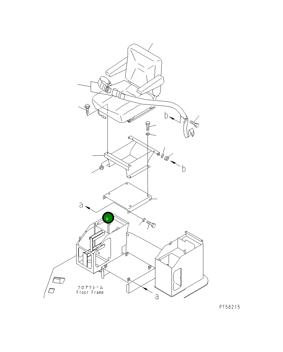 Крышка 20X-54-31211  Komatsu