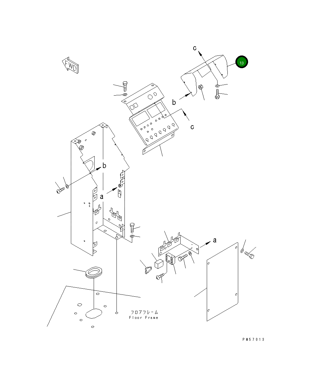 Крышка 277-06-54460 Komatsu