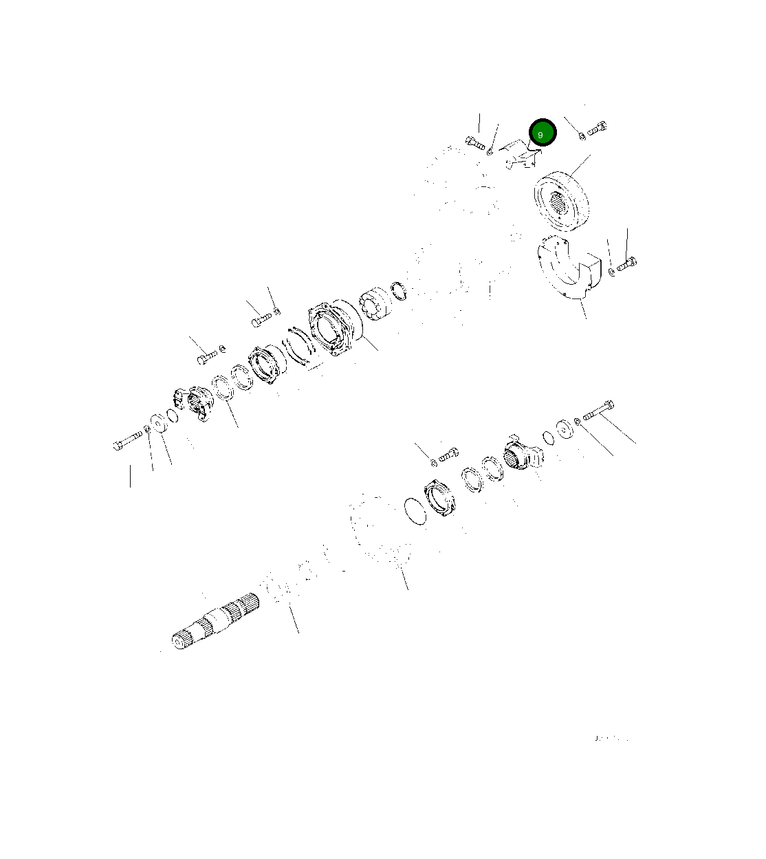 Крышка 425-15-43180  Komatsu